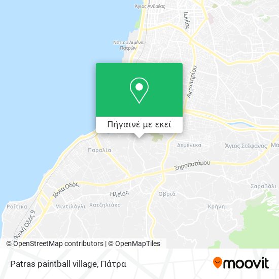 Patras paintball village χάρτης