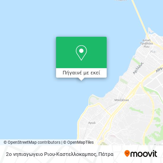2ο νηπιαγωγειο Ριου-Καστελλοκαμπος χάρτης