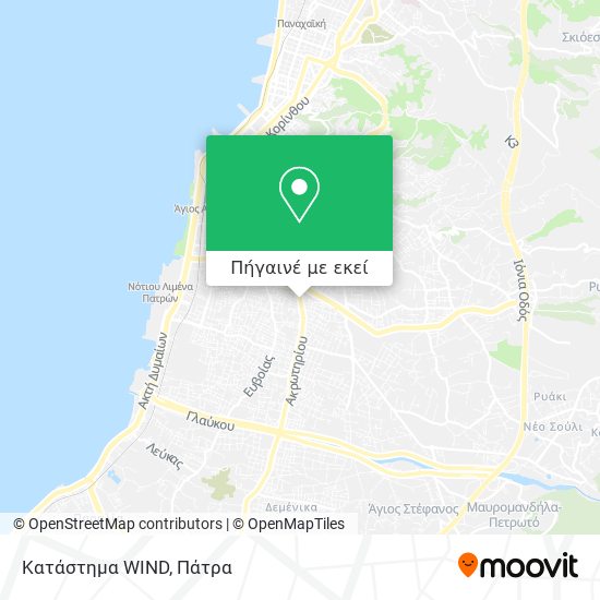 Κατάστημα WIND χάρτης
