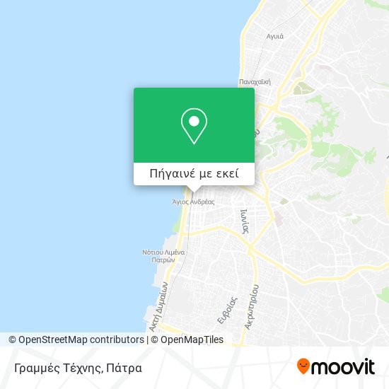 Γραμμές Τέχνης χάρτης