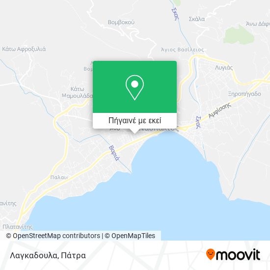 Λαγκαδουλα χάρτης
