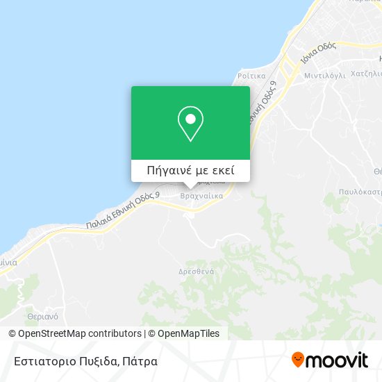 Εστιατοριο Πυξιδα χάρτης
