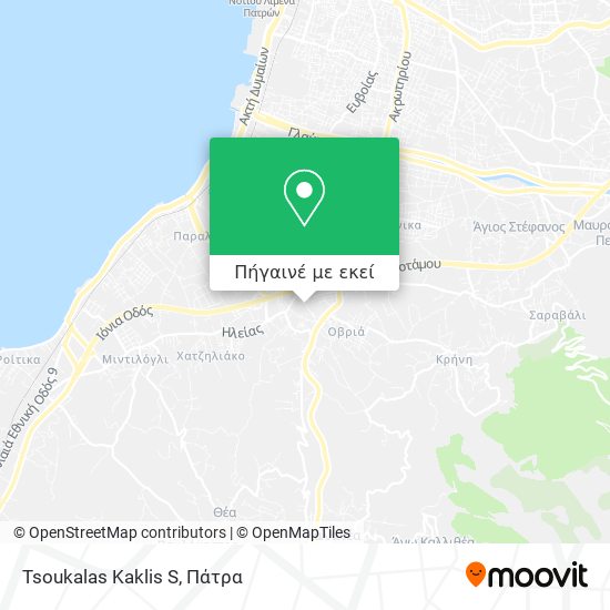 Tsoukalas Kaklis S χάρτης