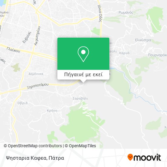 Ψησταρια Καφεα χάρτης