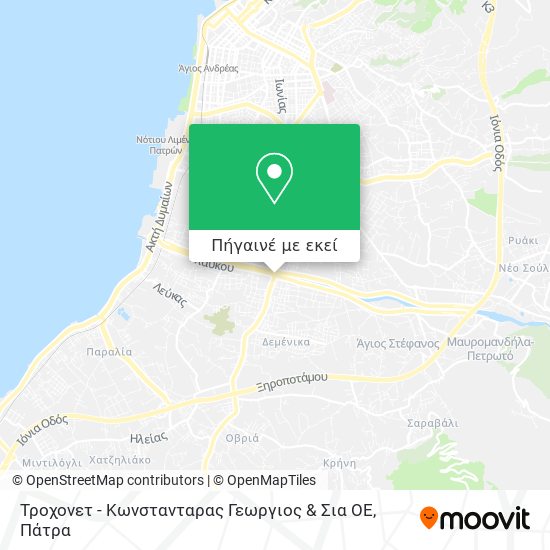 Τροχονετ - Κωνστανταρας Γεωργιος & Σια ΟΕ χάρτης