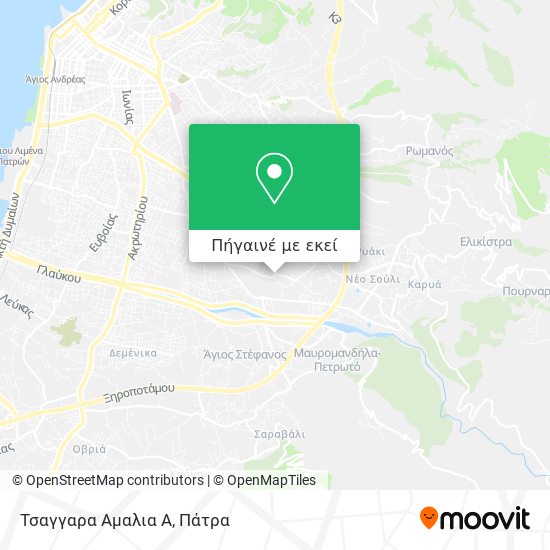 Τσαγγαρα Αμαλια Α χάρτης