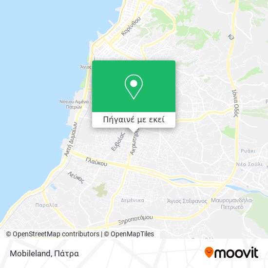 Mobileland χάρτης