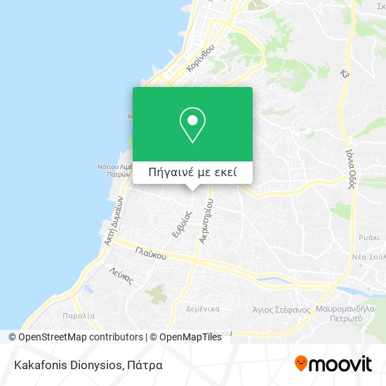 Kakafonis Dionysios χάρτης