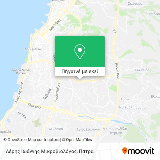 Λέρης Ιωάννης Μικροβιολόγος χάρτης