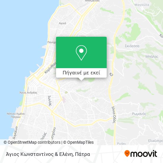 Άγιος Κωνσταντίνος & Ελένη χάρτης