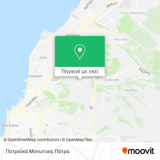 Πατραϊκά Μονωτικά χάρτης
