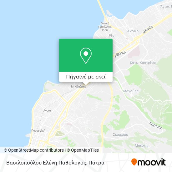 Βασιλοπούλου Ελένη Παθολόγος χάρτης