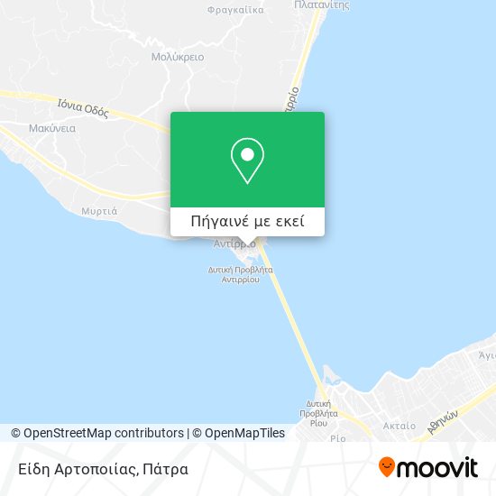 Είδη Αρτοποιίας χάρτης