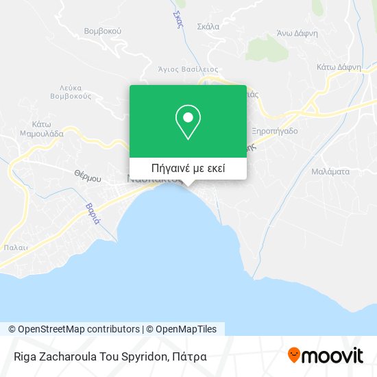 Riga Zacharoula Tou Spyridon χάρτης