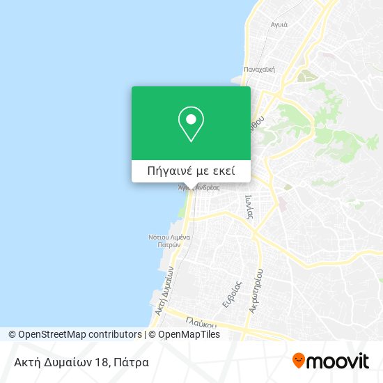 Ακτή Δυμαίων 18 χάρτης