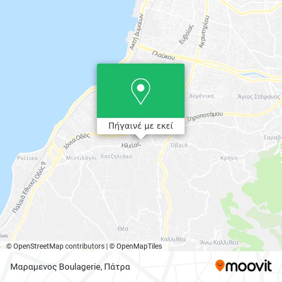 Μαραμενος Boulagerie χάρτης