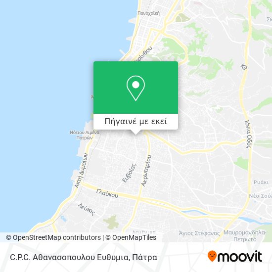 C.P.C. Αθανασοπουλου Ευθυμια χάρτης
