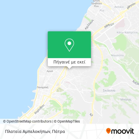 Πλατεία Αμπελοκήπων χάρτης