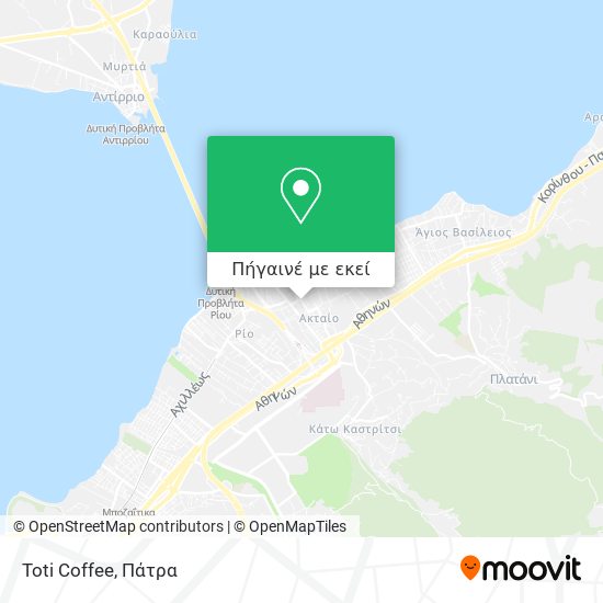 Toti Coffee χάρτης