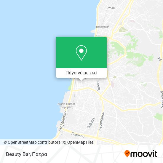 Beauty Bar χάρτης