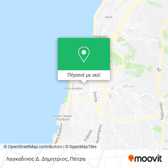 Λαγκαδινος Δ. Δημητριος χάρτης