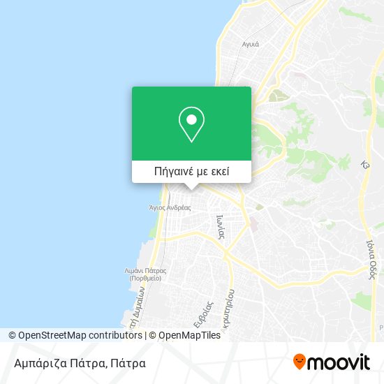 Αμπάριζα Πάτρα χάρτης
