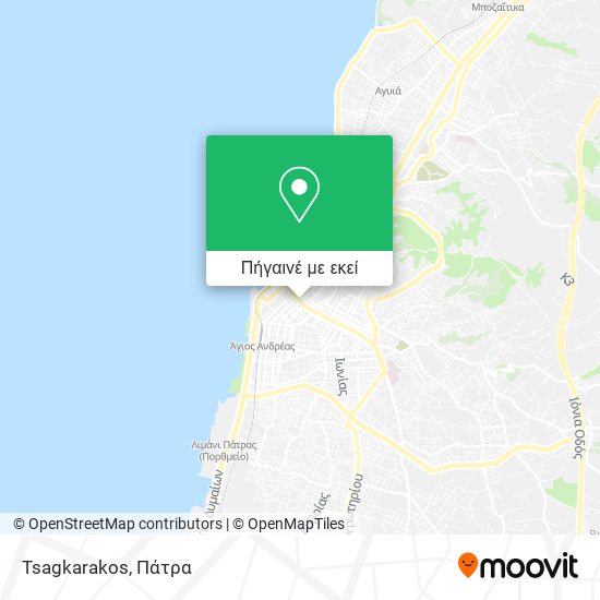 Tsagkarakos χάρτης