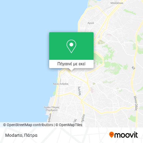 Modarto χάρτης