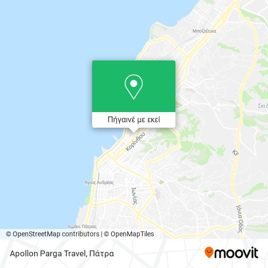 Apollon Parga Travel χάρτης