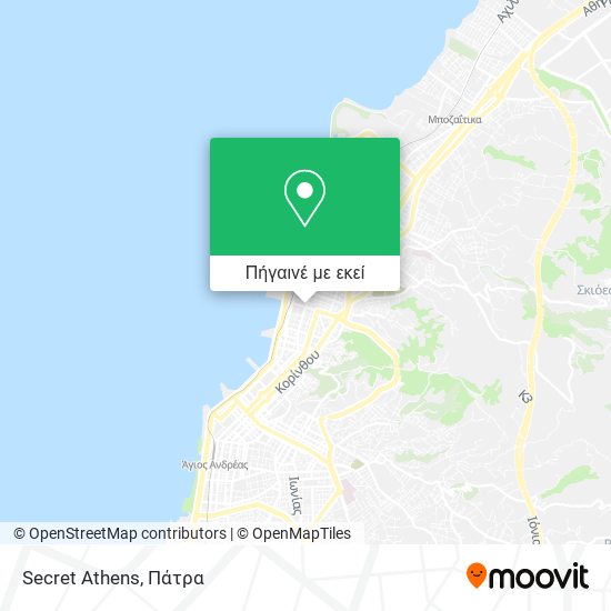 Secret Athens χάρτης