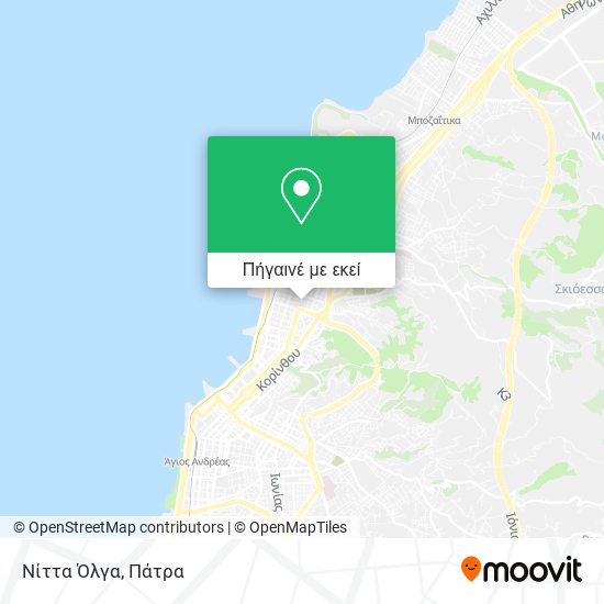 Νίττα Όλγα χάρτης