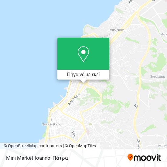 Mini Market Ioanno χάρτης