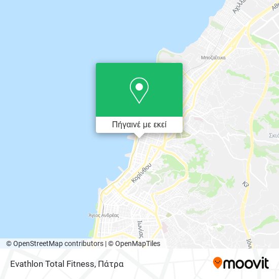 Evathlon Total Fitness χάρτης