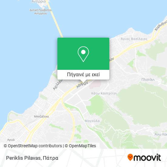 Periklis Pilavas χάρτης