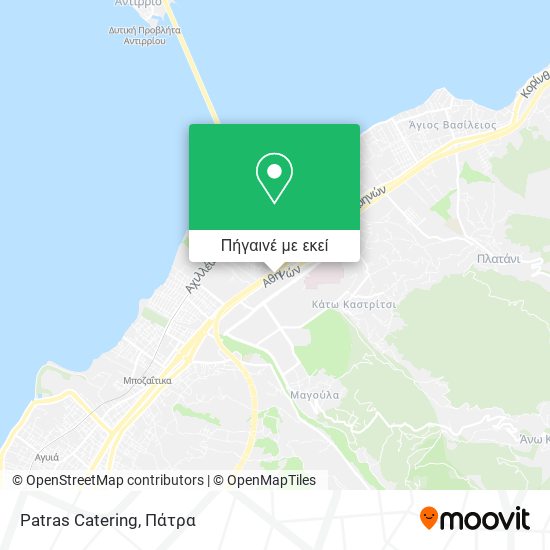 Patras Catering χάρτης