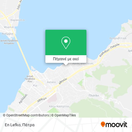 En Lefko χάρτης