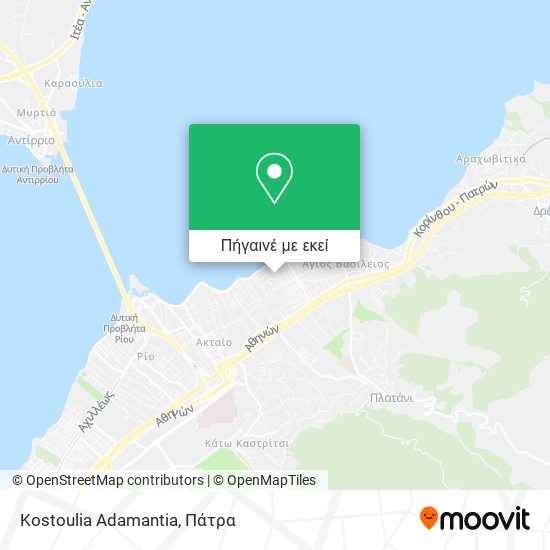 Kostoulia Adamantia χάρτης