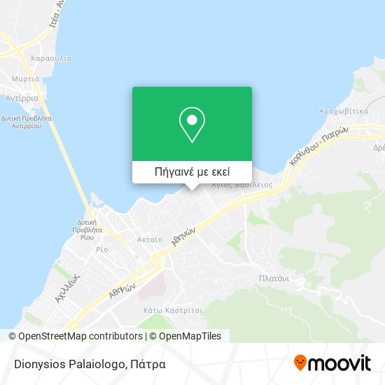 Dionysios Palaiologo χάρτης