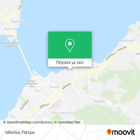 Idilofon χάρτης