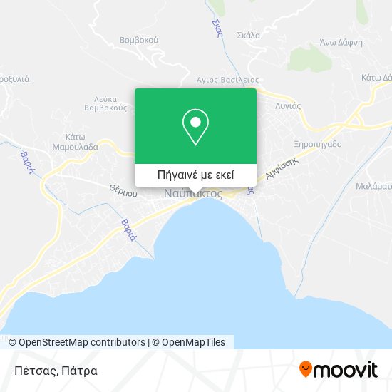 Πέτσας χάρτης