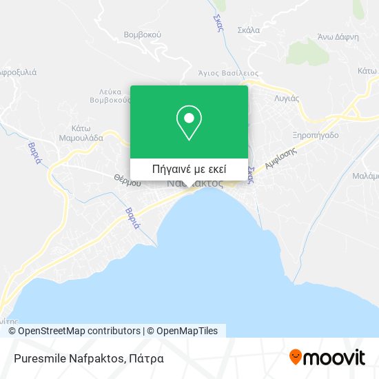 Puresmile Nafpaktos χάρτης