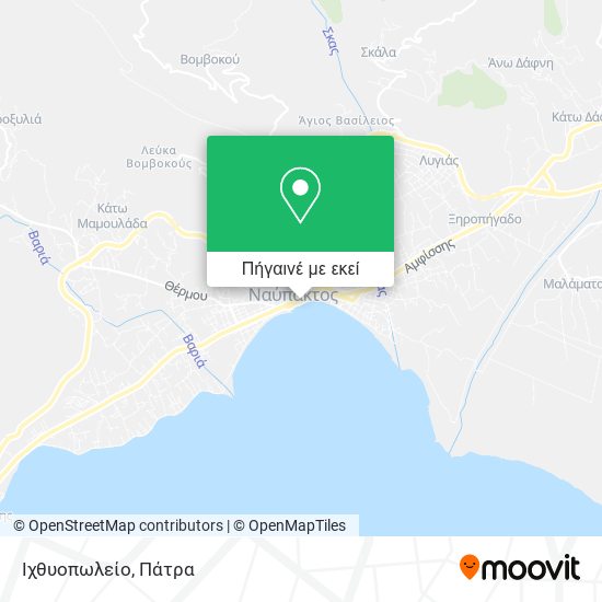 Ιχθυοπωλείο χάρτης