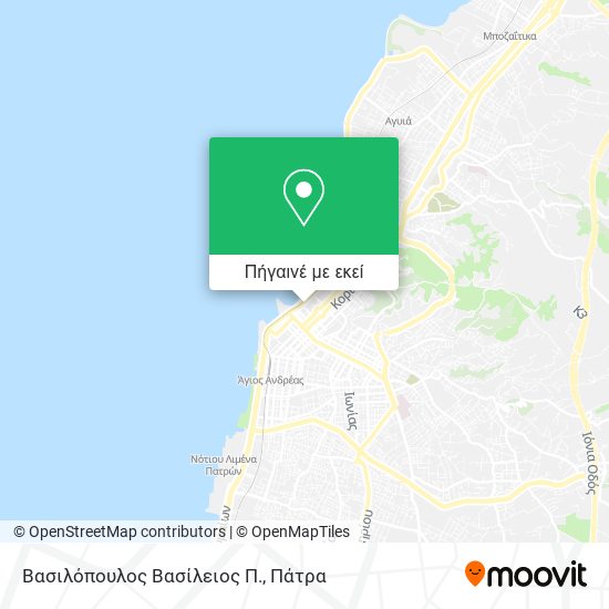 Βασιλόπουλος Βασίλειος Π. χάρτης