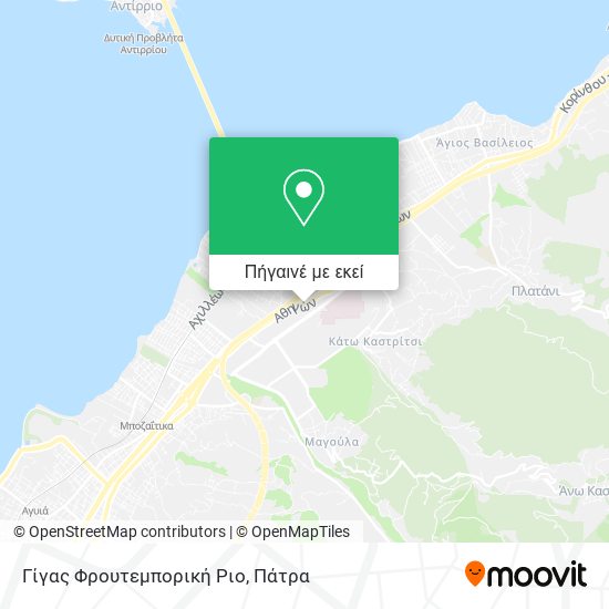 Γίγας Φρουτεμπορική Ριο χάρτης