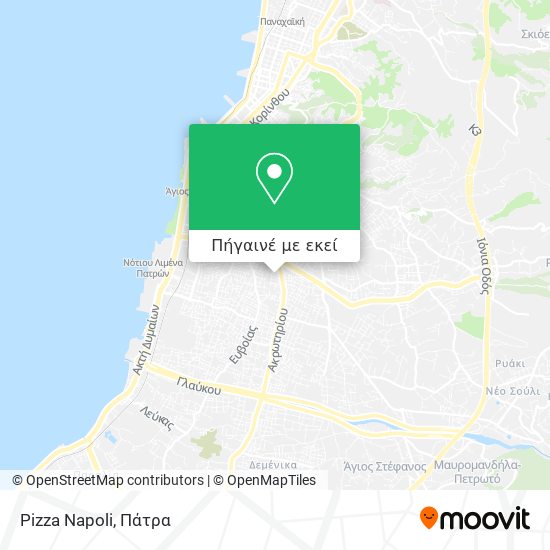 Pizza Napoli χάρτης