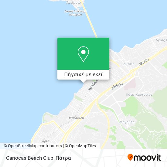 Cariocas Beach Club χάρτης