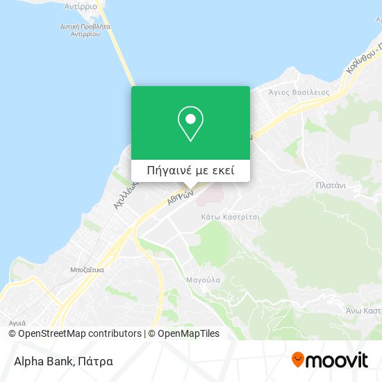 Alpha Bank χάρτης