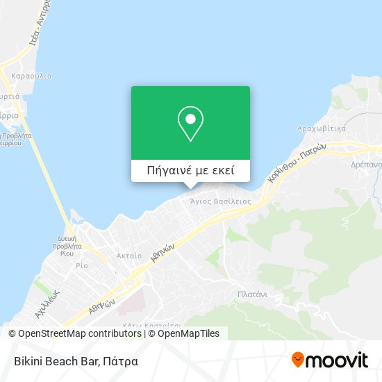 Bikini Beach Bar χάρτης