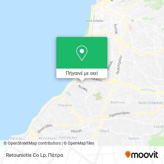 Retouniotis Co Lp χάρτης