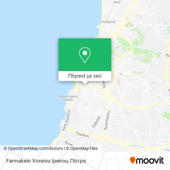 Farmakeio Voreiou Ipeirou χάρτης